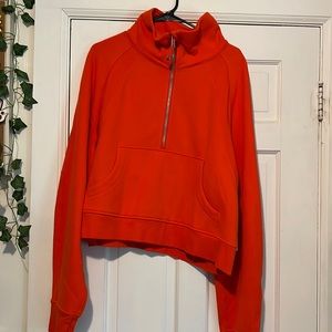 Scuba Oversized Funnel-Neck Half Zip